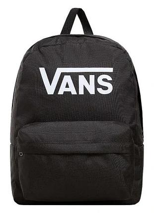 Рюкзак vans old skool спортивний чорний шкільний міський для школи vn000h50blk