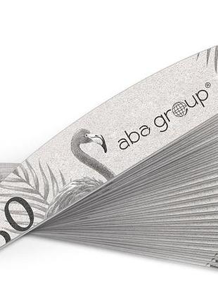 Пилка для нігтів 150/180 лодка півмісяць стандарт aba group 100 шт.