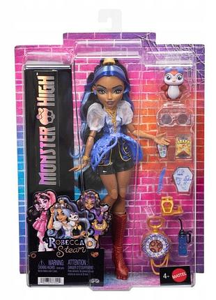 Лялька monster high робекка стім базова іграшка 4+ jmb81