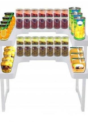 Многофункциональный органайзер полка для специй и банок spicy shelf