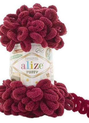 Пряжа puffy 107 5шт/уп 100% микрополиэстер 100г 9.2м тм alize