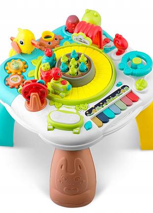 Освітній інтерактивний столик 2в1: музична доска панель ricokids