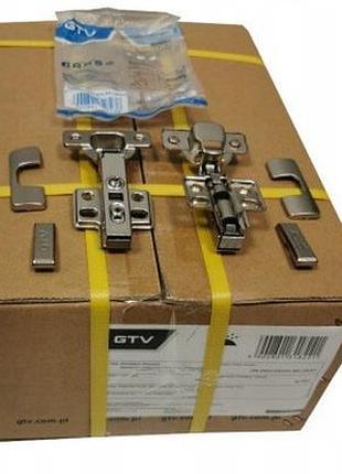 Меблева петля 2bag накладна gtv inhc з тихим закриванням 100 штук