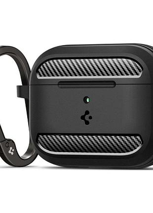 Чохол spigen для apple airpods pro 3 gen rugged armor матовий чорний