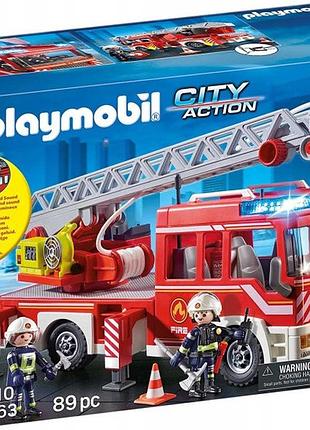 Іграшка playmobil samochód strażacki z drabiną 9463 пожежна машина з драбиною