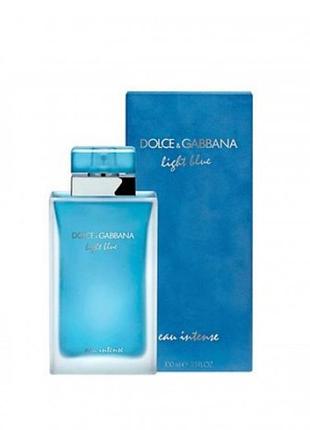Парфумована вода dolce & gabbana light blue eau intense woman 100 мл.елитные.