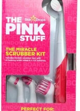 Набір для чищення pink stuff the miracle scrubber 4 щітки 2975