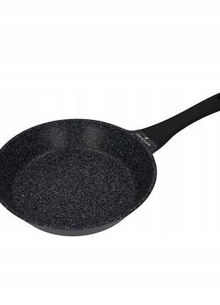 Пательня zwieger black stone 28 см для індукційної плити greblon