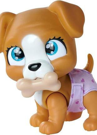 Simba 105953050 pamper petz песик з функцією пиття та сечовипускання 15 см цуценя з аксесуарами-сюрпризами магічна лапка визначає