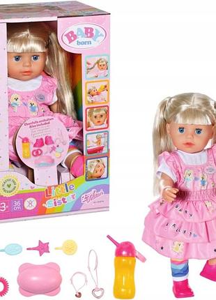 Лялька baby born kindergarten little sister молода сестричка 36 см 834916
