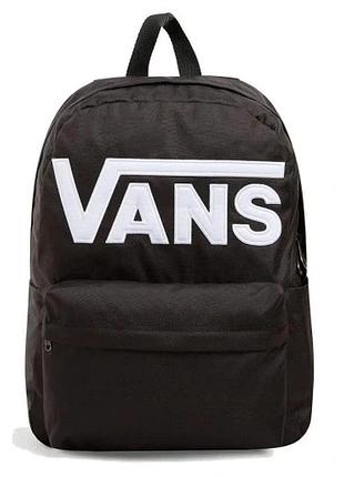 Міський спортивний шкільний рюкзак для молоді vans old skool classic чорний