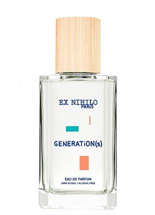 Парфумована вода ex nihilo generations generation (s) 100 мл, унісекс