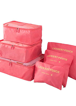 Набор дорожных органайзеров laundry pouch travel 6 шт
