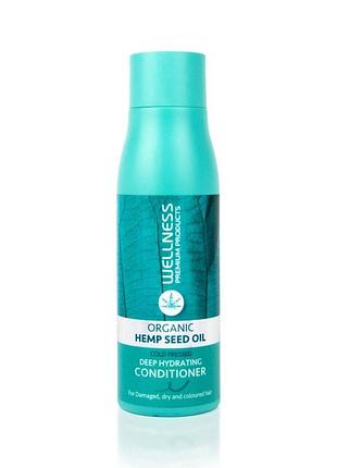 Кондиціонер wellness premium deep hydrating зволожуючий конопля кератин 500 мл