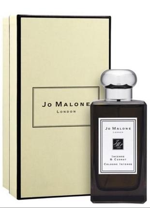Jo malone incense & cedrat 100 мл.элитные.унисекс.