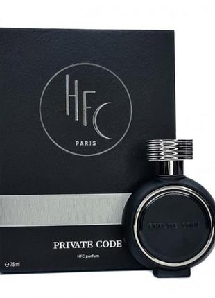 Парфумована вода haute fragrance company hfc private code 75 мл, унісекс