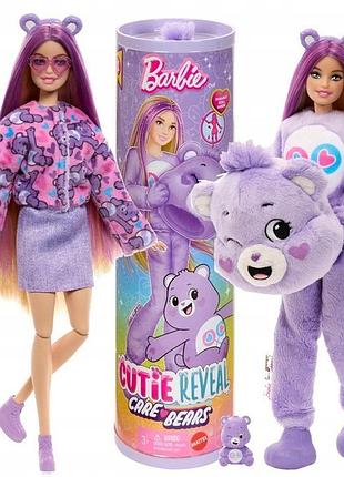 Barbie cutie reveal турботливі ведмежата лялька в костюмі ведмедика