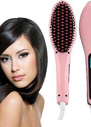 Гребінець-випрямляч fast hair straightener hqt-906