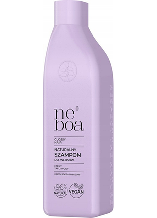 Набір з 2 штук шампунь neboa glossy hair ефект дзеркальної поверхні 300 мл