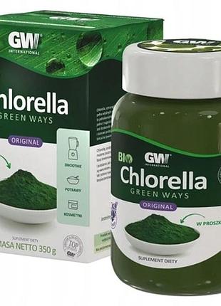 Біо хлорелла green ways у порошку 350г очищення організму