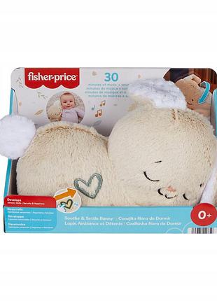 Fisher-price "сплячий кролик" іграшка-обіймишка що рухається для немовлят від 0+ hxg97