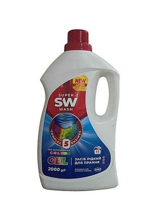 Гель для стирки 2л (автом/ручной) color тм super wash