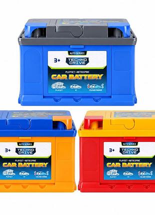 Игровой набор "car battery - автосервис с минимоделью" sk-121sks, изменение цвета, в ассортименте