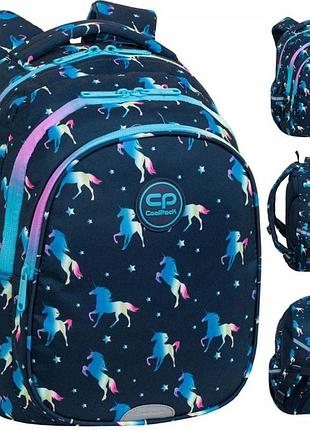Рюкзак coolpack jerry blue unicorn двокамерний для класів 1-3