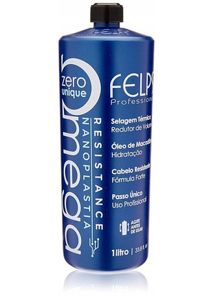Засіб для відновлення волосся nanoplastia felps resistance omega zero 1000ml