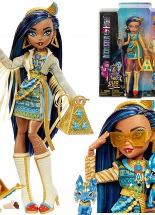 Лялька mattel monster high клео де ніль 29 см + набір аксесуарів 7 років