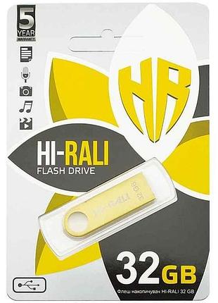 Флешка usb 32gb 2.0 shuttle series gold тм hi-rali