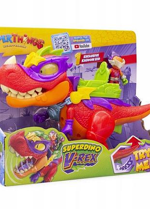Динозавр magicbox superthings dino villian v - rex