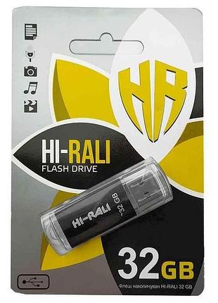 Флешка usb 32gb 2.0 rocket series чорна тм hi-rali