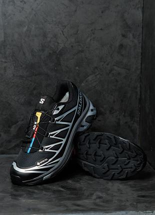 Salomon s lab xt-6 gore-tex black white 2