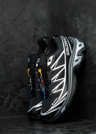 Salomon s lab xt-6 gore-tex black white 3