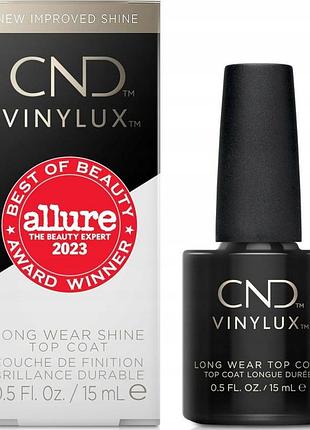 Cnd top coat лак для нігтів прозорий 15 мл