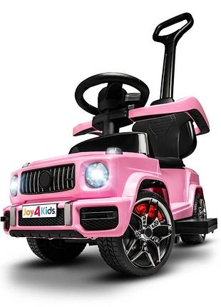 Їздець joy4kids з колискою ручка гумові колеса мелодії світло