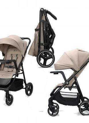 Коляска kinderkraft trig 3 tray прогулянкова для дитини до 22 кг великі колеса піднос