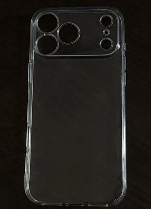 Чохол iphone 17 pro max прозорий
