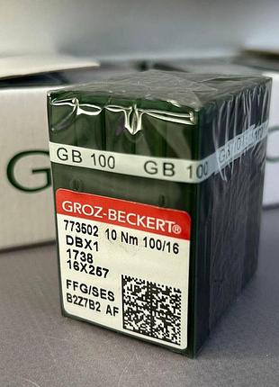 Голки для промислових машин groz beckert (китай) dвх1 №100