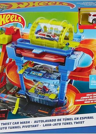 Hot wheels city «починаємо гонку!» netflix мийка вражаючі повороти набір з 1 машинкою color shifters 1:64 htn80