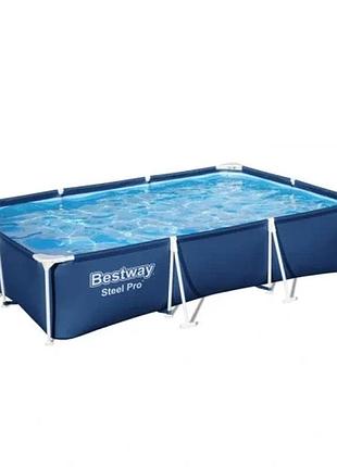 Прямокутний каркасний басейн bestway 259 шт. 170 cm 56403 садовий сімейний 259 шт. 170 шт. 61cm 2300л