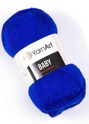Пряжа baby ультрамарин 100% акрил 150м 50г 5шт/уп 979 тм yarnart