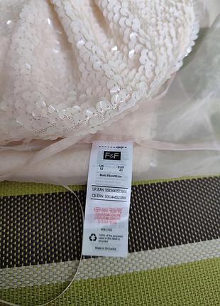 Красивая майка айвори цвета f&amp;fsk12 eu40 2