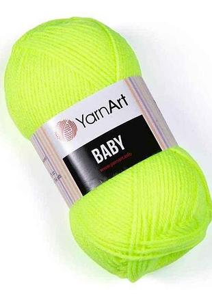 Пряжа baby неон 100% акрил 150м 50г 5шт/уп 8232 тм yarnart
