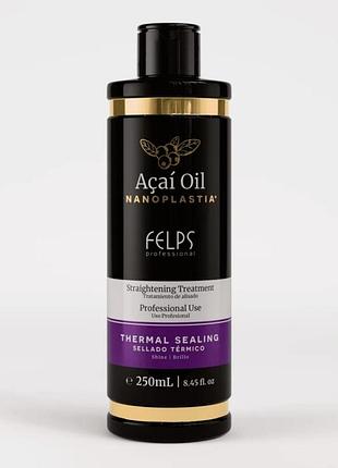 Масло для волосся felps acai oil nanoplastia 250ml чорне оригінал