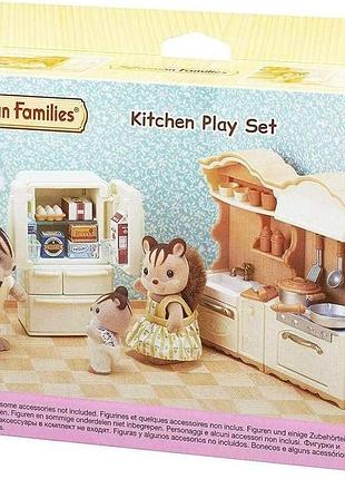 Sylvanian families сільська кухня з холодильником набір для гри багатоколірний від 3 років
