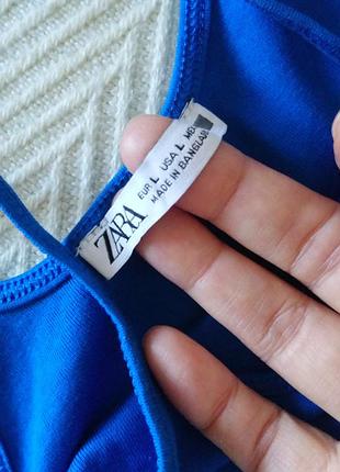 Боді синій, zara, m/l 6