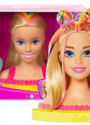 Лялька barbie голова для стилізації + 20 аксесуарів для стилізації волосся hmd78