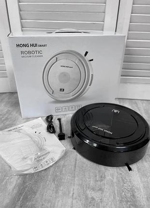 Робот пылесос hong no.521 smart robot умный пылесос на аккумуляторе